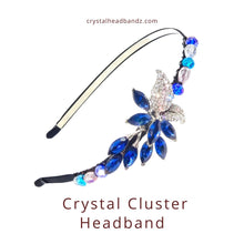 Load image into Gallery viewer, Crystal Cluster Headband