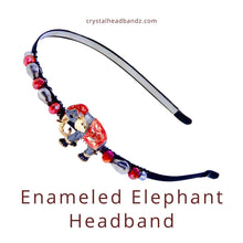 Load image into Gallery viewer, Enameled Elephant Headband