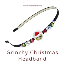 Load image into Gallery viewer, Grinchy Christmas Headband