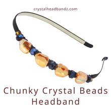 Load image into Gallery viewer, Chunky Crystal Beads Headband
