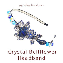 Load image into Gallery viewer, Crystal Bellflower Headband
