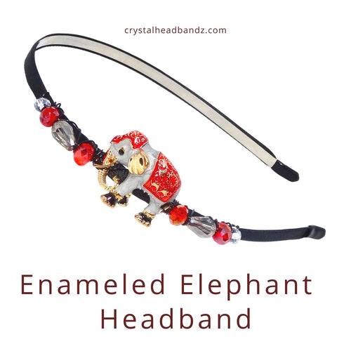 Enameled Elephant Headband