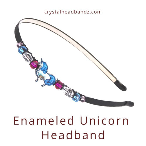 Enameled Unicorn Headband