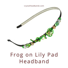 Load image into Gallery viewer, Frog on Lily Pad Headband
