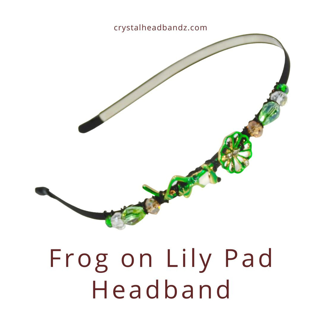 Frog on Lily Pad Headband