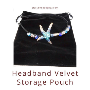 Headband Velvet Storage Pouch