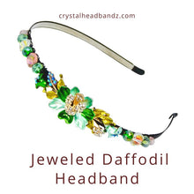 Load image into Gallery viewer, Jeweled Daffodil Headband
