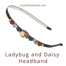 Load image into Gallery viewer, Ladybug and Daisy Headband
