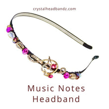 Load image into Gallery viewer, Music Notes Headband

