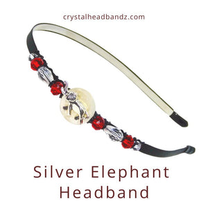 Silver Elephant Headband