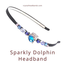 Load image into Gallery viewer, Sparkly Dolphin Headband
