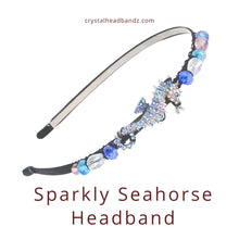 Load image into Gallery viewer, Sparkly Seahorse Headband
