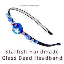 Load image into Gallery viewer, Starfish Handmade Glass Bead Headband
