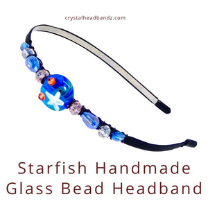 Starfish Handmade Glass Bead Headband