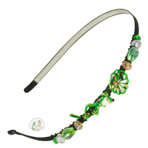 Cute frog hangig on a lily pad, Frog on Lily Pad Headband
